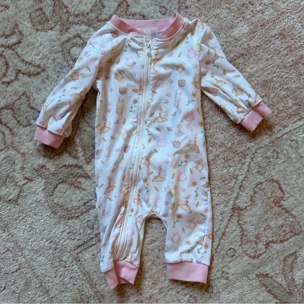 Cecil and Lou bunny jammies